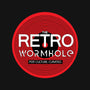 Retro Wormhole Red Inverse-womens racerback tank-RetroWormhole