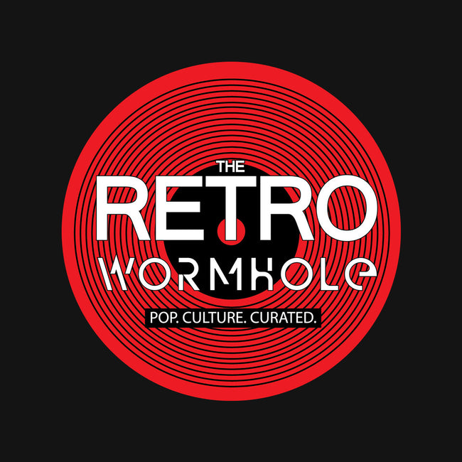 Retro Wormhole Red Inverse-baby basic onesie-RetroWormhole