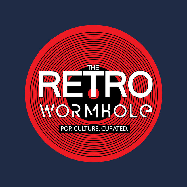 Retro Wormhole Red Inverse-mens basic tee-RetroWormhole