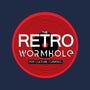 Retro Wormhole Red Inverse-youth basic tee-RetroWormhole