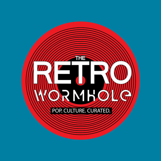 Retro Wormhole Red Inverse-mens basic tee-RetroWormhole
