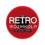 Retro Wormhole Red Inverse-none dot grid notebook-RetroWormhole