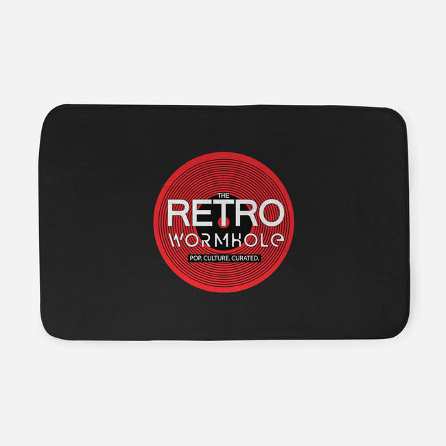Retro Wormhole Red Inverse-none memory foam bath mat-RetroWormhole