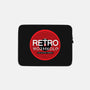 Retro Wormhole Red Inverse-none zippered laptop sleeve-RetroWormhole