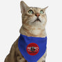 Retro Wormhole Red Inverse-cat adjustable pet collar-RetroWormhole