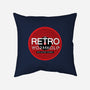 Retro Wormhole Red Inverse-none removable cover throw pillow-RetroWormhole
