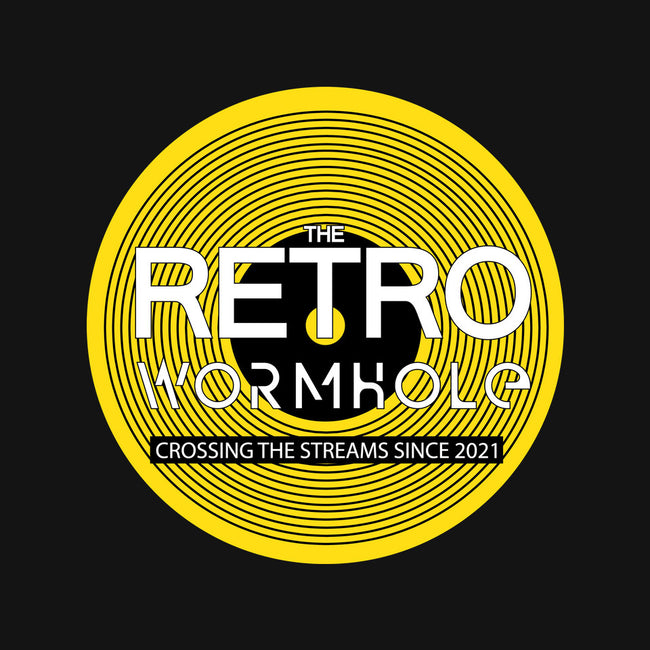 Retro Wormhole Yellow Inverse-none indoor rug-RetroWormhole