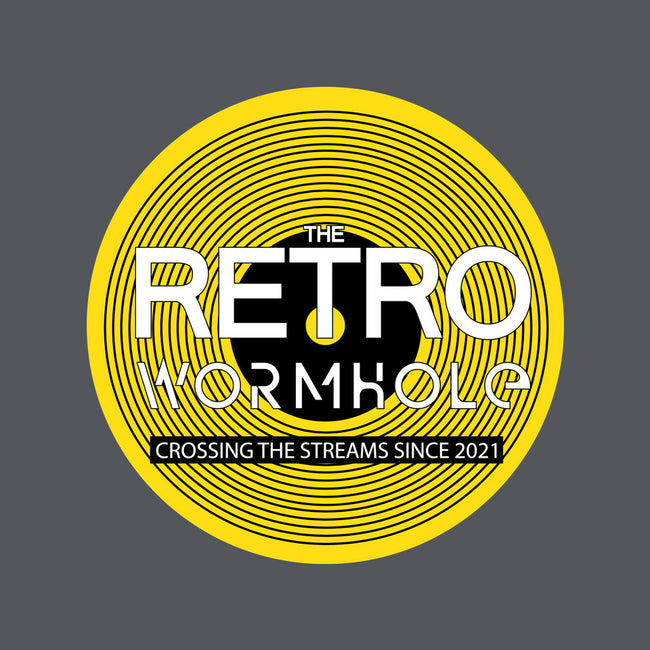 Retro Wormhole Yellow Inverse-none glossy sticker-RetroWormhole