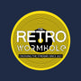Retro Wormhole Yellow Inverse-womens racerback tank-RetroWormhole