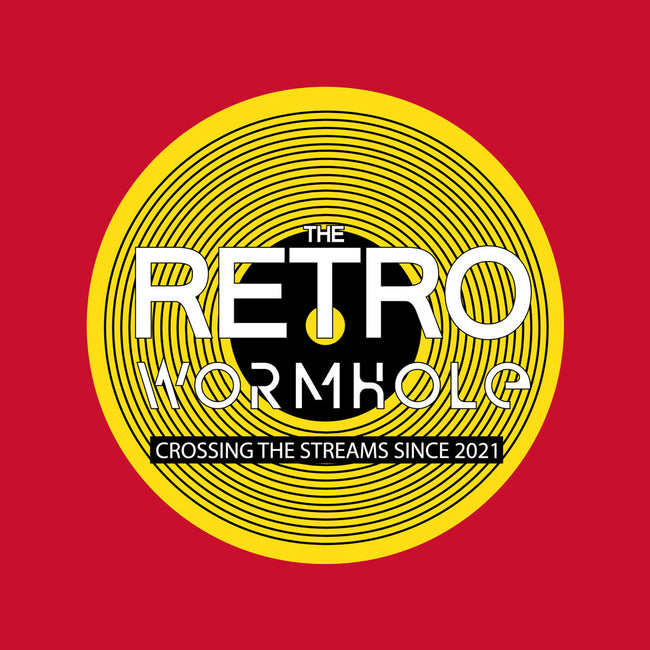 Retro Wormhole Yellow Inverse-none memory foam bath mat-RetroWormhole
