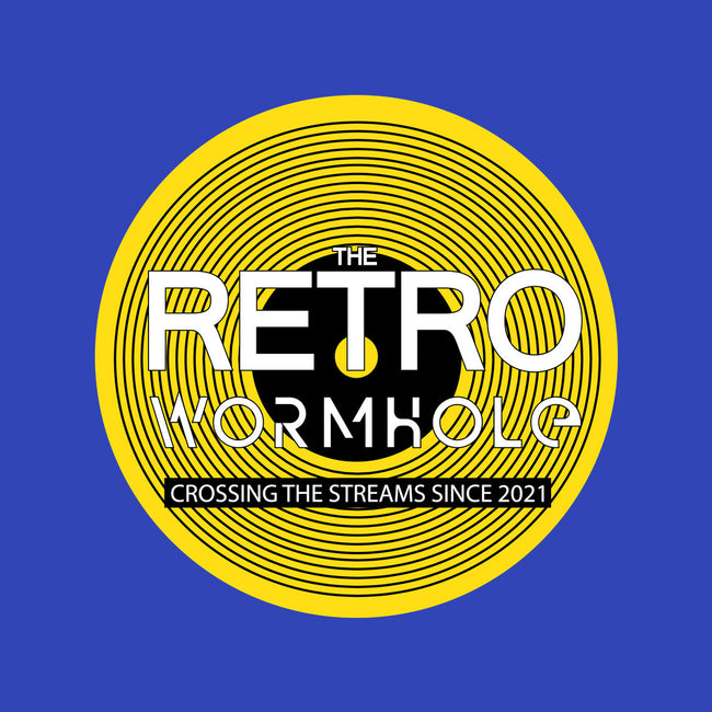 Retro Wormhole Yellow Inverse-none fleece blanket-RetroWormhole