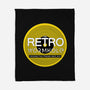 Retro Wormhole Yellow Inverse-none fleece blanket-RetroWormhole