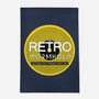 Retro Wormhole Yellow Inverse-none indoor rug-RetroWormhole