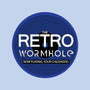 Retro Wormhole Blue Inverse-none glossy sticker-RetroWormhole
