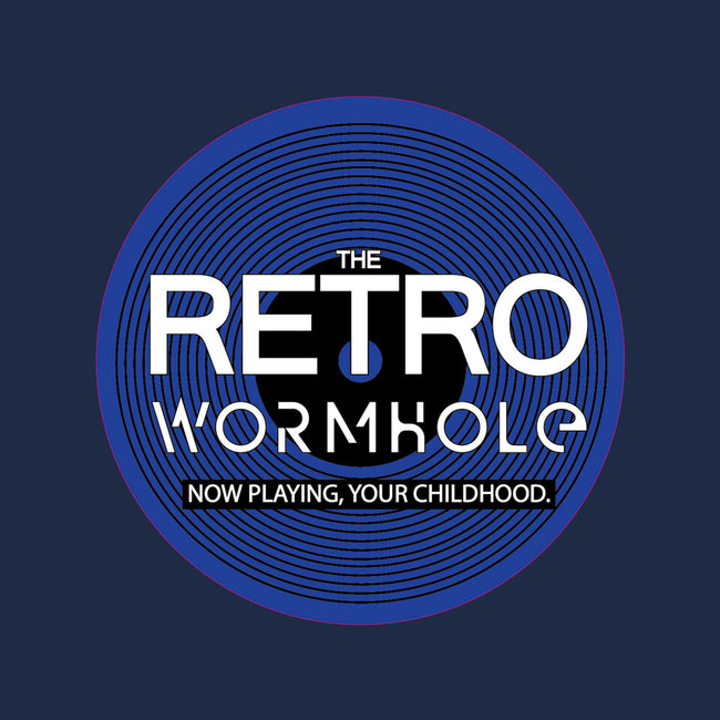 Retro Wormhole Blue Inverse-none matte poster-RetroWormhole