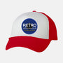 Retro Wormhole Blue Inverse-unisex trucker hat-RetroWormhole
