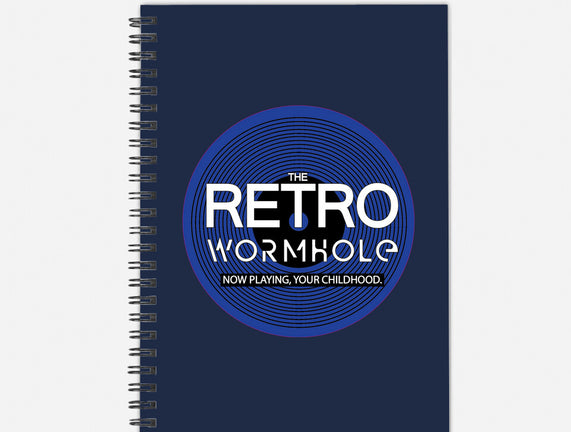 Retro Wormhole Blue Inverse