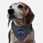 Retro Wormhole Blue Inverse-dog adjustable pet collar-RetroWormhole