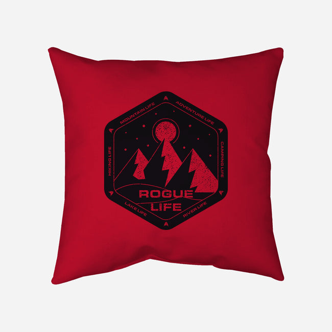 Rogue Life-none removable cover throw pillow-RetroWormhole
