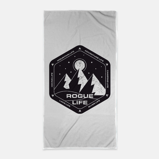 Rogue Life-none beach towel-RetroWormhole