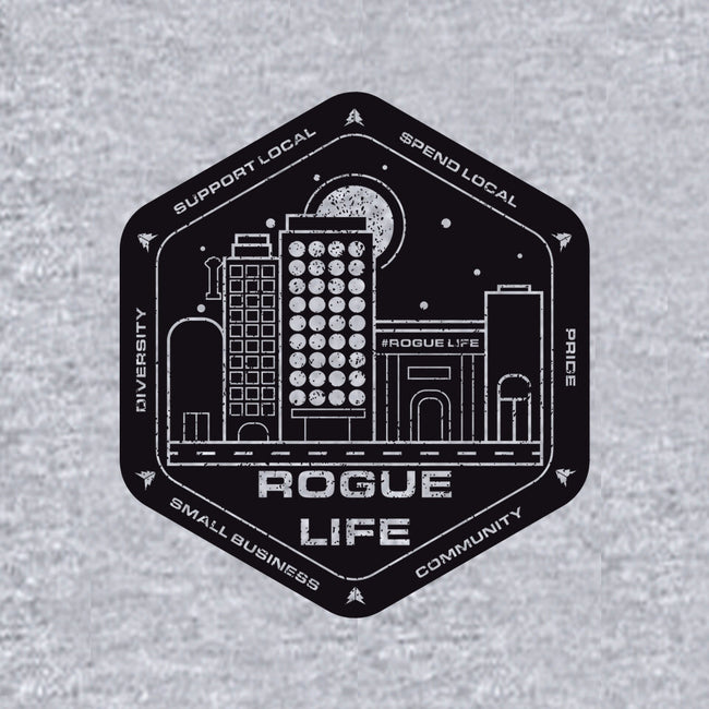 Rogue Life Small Business-mens basic tee-RetroWormhole