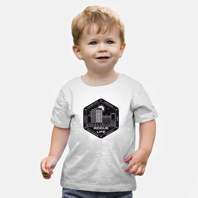 Rogue Life Small Business-baby basic tee-RetroWormhole