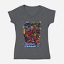 Autobots Squadron-womens v-neck tee-Knegosfield
