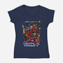 Autobots Squadron-womens v-neck tee-Knegosfield