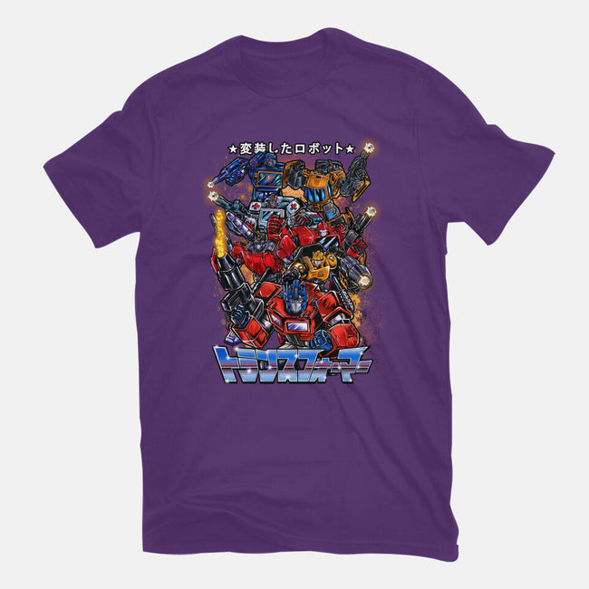 Autobots Squadron-youth basic tee-Knegosfield