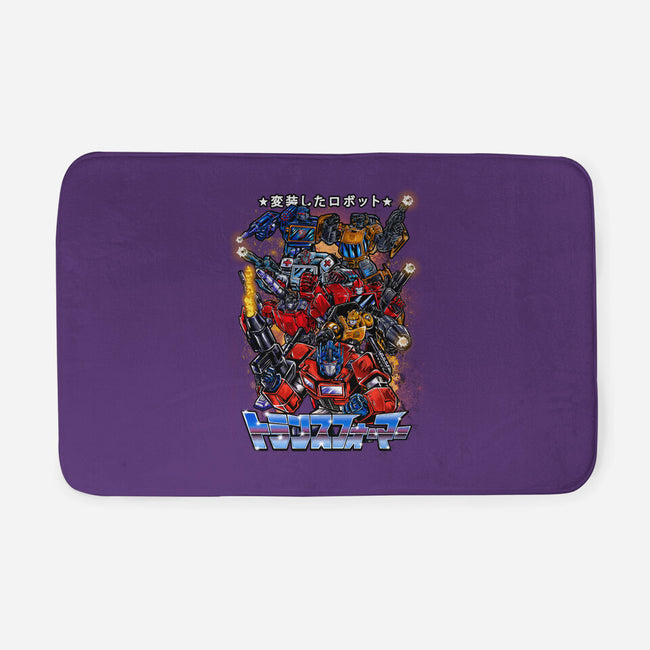 Autobots Squadron-none memory foam bath mat-Knegosfield