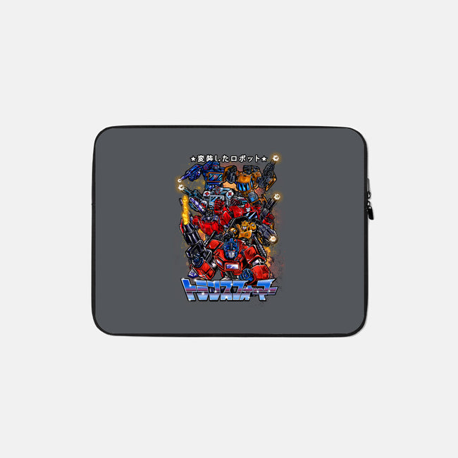 Autobots Squadron-none zippered laptop sleeve-Knegosfield