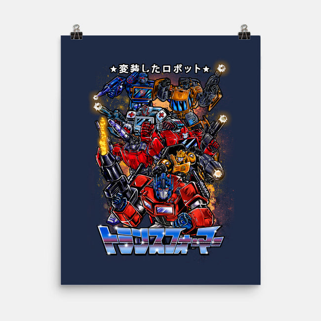 Autobots Squadron-none matte poster-Knegosfield