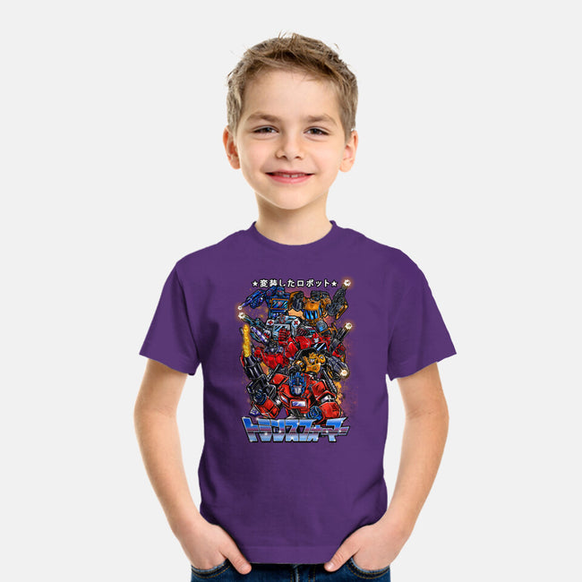 Autobots Squadron-youth basic tee-Knegosfield