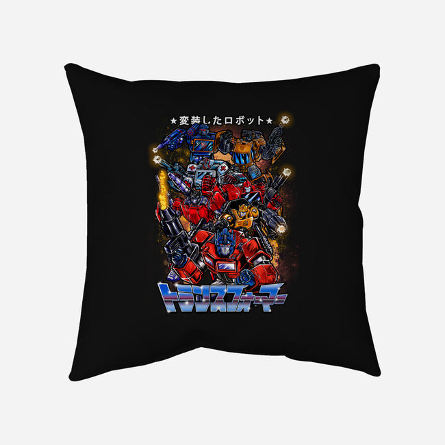 Autobots Squadron-none removable cover w insert throw pillow-Knegosfield