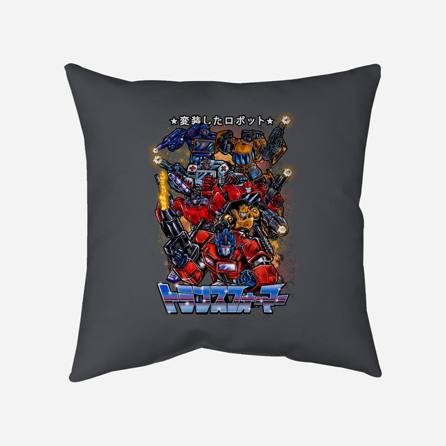 Autobots Squadron-none removable cover w insert throw pillow-Knegosfield