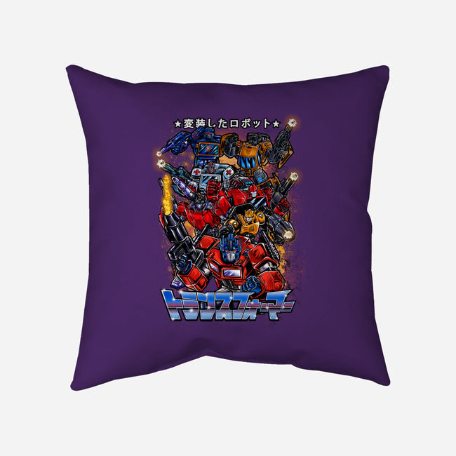 Autobots Squadron-none removable cover w insert throw pillow-Knegosfield