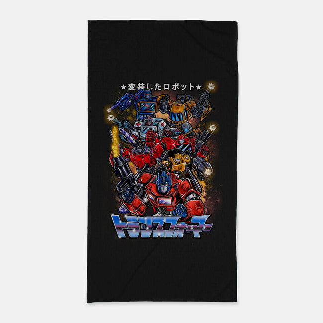 Autobots Squadron-none beach towel-Knegosfield