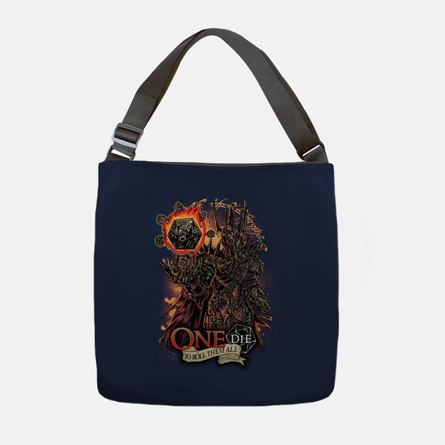 One Die To Roll Them All-none adjustable tote bag-Knegosfield