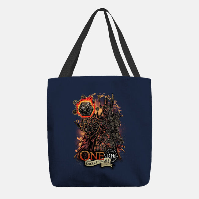 One Die To Roll Them All-none basic tote bag-Knegosfield