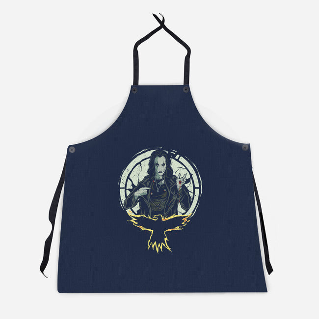 Every Night I Burn-unisex kitchen apron-Green Devil