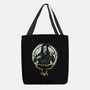 Every Night I Burn-none basic tote bag-Green Devil