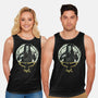 Every Night I Burn-unisex basic tank-Green Devil