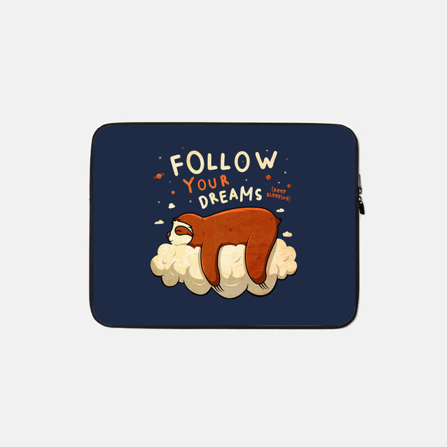 Follow Your Dream-none zippered laptop sleeve-ducfrench