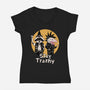 Stay Trashy-womens v-neck tee-vp021