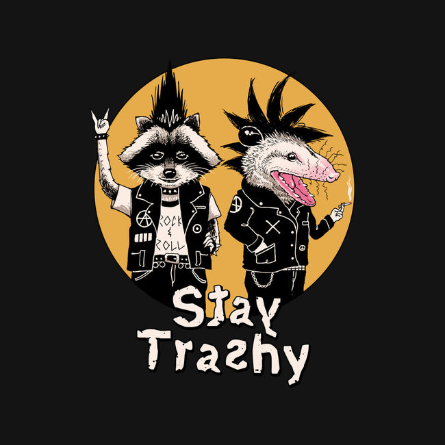 Stay Trashy-womens fitted tee-vp021