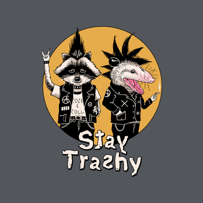 Stay Trashy-none removable cover w insert throw pillow-vp021