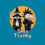 Stay Trashy-none removable cover w insert throw pillow-vp021