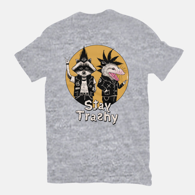 Stay Trashy-womens fitted tee-vp021