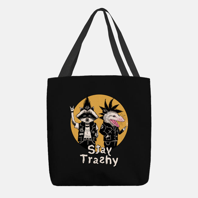 Stay Trashy-none basic tote bag-vp021