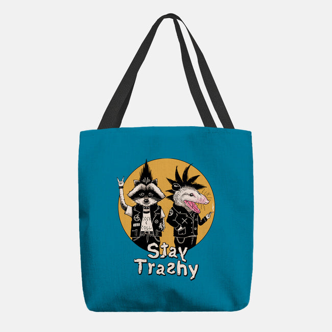 Stay Trashy-none basic tote bag-vp021
